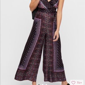 NWT Free people Britt printed Jumpsuit